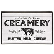 Sweet Creek Creamery Box Sign