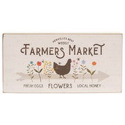 Farmers Market Rectangle Box Sign  (2 Count Assortment)