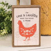 Love & Laughter Home Mini Box Sign