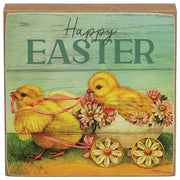 Vintage Chicks Square Block  (3 Count Assortment)