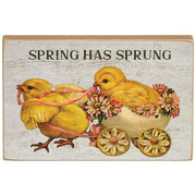 Spring Has Sprung Vintage Chick Block  (2 Count Assortment)