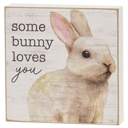 Bunny Love Square Block  (3 Count Assortment)