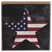 Long May It Wave Square Block Sign  (3 Count Assortment)