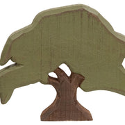 Carved Wood Chestnut Tree Sitter