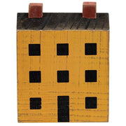 Primitive Mustard Wood House Block
