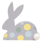 Wooden Deco Pattern Bunny Sitters (Set of 3)