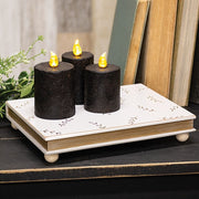 Gold Leaf Wooden Book Riser