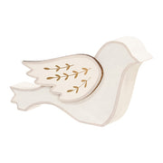 Gold Leaf Wooden Dove Sitters (Set of 2)