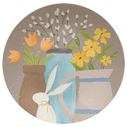 Spring Flowers In Jars Plate  (2 Count Assortment)