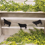 Cows Mini Wooden Garland