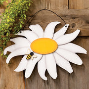 Layered Wood Daisy & Bee Hanger