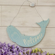 Welcome Mermaid Wall Hanger