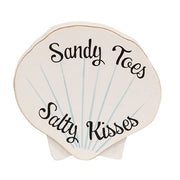 Sandy Toes Wooden Sitter  (3 Count Assortment)