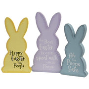 For Peeps Sake Chunky Bunny Sitters (Set of 3)