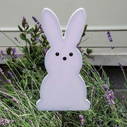 Lavender Bunny Planter Stake Topper - 10.75"H