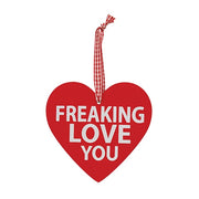 Love You More Wooden Heart Ornament  (3 Count Assortment)