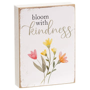 Flowers of Kindness Mini Rectangle Block  (2 Count Assortment)