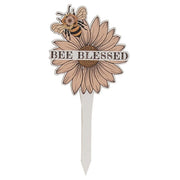 Bee Flower Wooden Plant Stake (Set of 3)