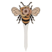 Bee Flower Wooden Plant Stake (Set of 3)