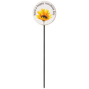 Hello Sunshine Sunflower Plant Poke  (4 Count Assortment)