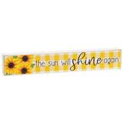 Sunflower Gingham Mini Stick  (2 Count Assortment)
