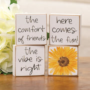 The Comfort of Friends Mini Square Blocks (Set of 4)