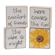 The Comfort of Friends Mini Square Blocks (Set of 4)