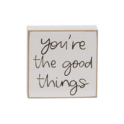 You're The Good Things Mini Square Blocks (Set of 4)