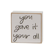 You're The Good Things Mini Square Blocks (Set of 4)