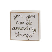 You're The Good Things Mini Square Blocks (Set of 4)