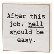 My Biggest Strength Mini Square Block  (3 Count Assortment)