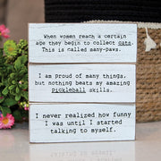 Many-Paws Thin Rectangle Block  (3 Count Assortment)