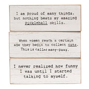 Many-Paws Thin Rectangle Block  (3 Count Assortment)