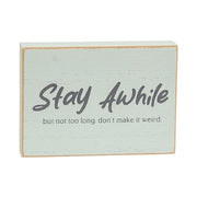 Bless This Hizzle Rectangle Block  (3 Count Assortment)