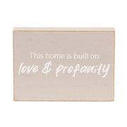 Bless This Hizzle Rectangle Block  (3 Count Assortment)