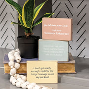 Sentence Enhancers Rectangle Block  (3 Count Assortment)