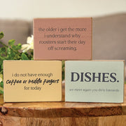 We Meet Again Rectangle Block  (3 Count Assortment)