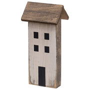 Weathered Wooden Primitive House Sitter  (3 Count Assortment)