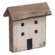 Weathered Wooden Primitive House Sitter  (3 Count Assortment)