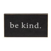 Kindness Sentiment Distressed Wooden Block  (4 Count Assortment)