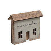 Home Sentiment Primitive Wooden House Sitter  (3 Count Assortment)