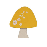 Floral Mushroom Magnets (Set of 4)