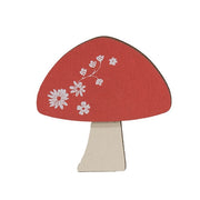 Floral Mushroom Magnets (Set of 4)