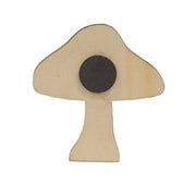Floral Mushroom Magnets (Set of 4)