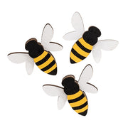 Flowers & Bees Wooden Bowl Fillers (Set of 6)