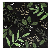 Spring Flower & Vine Square Plate  (2 Count Assortment)