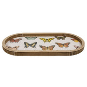 Butterflies Oval Tray