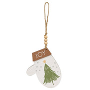 Love Hope Joy Christmas Tree Mitten Ornament  (3 Count Assortment)