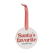 I Saw That Round Ornament with Ribbon  (3 Count Assortment)