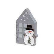 Chunky Wooden Snowman House Sitter  (3 Count Assortment)